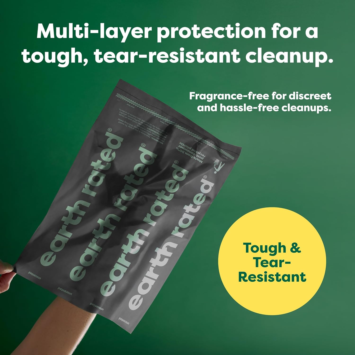 Odor-Blocking Poop Bags for Dogs with 3X Protect, Guaranteed to Block Smells & Leak-Proof Performance, Conceals Smell & Mess, Unscented, 108 Bags