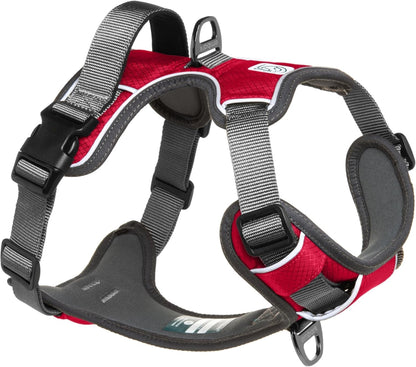 Embark Adventure Dog Harness, Reflective Trim XL Dog Harness for Extra Large Dogs No Pull - Military Grade Nylon, 2 Leash Clips & Gel Lined Handle. Soft & Padded Puppy