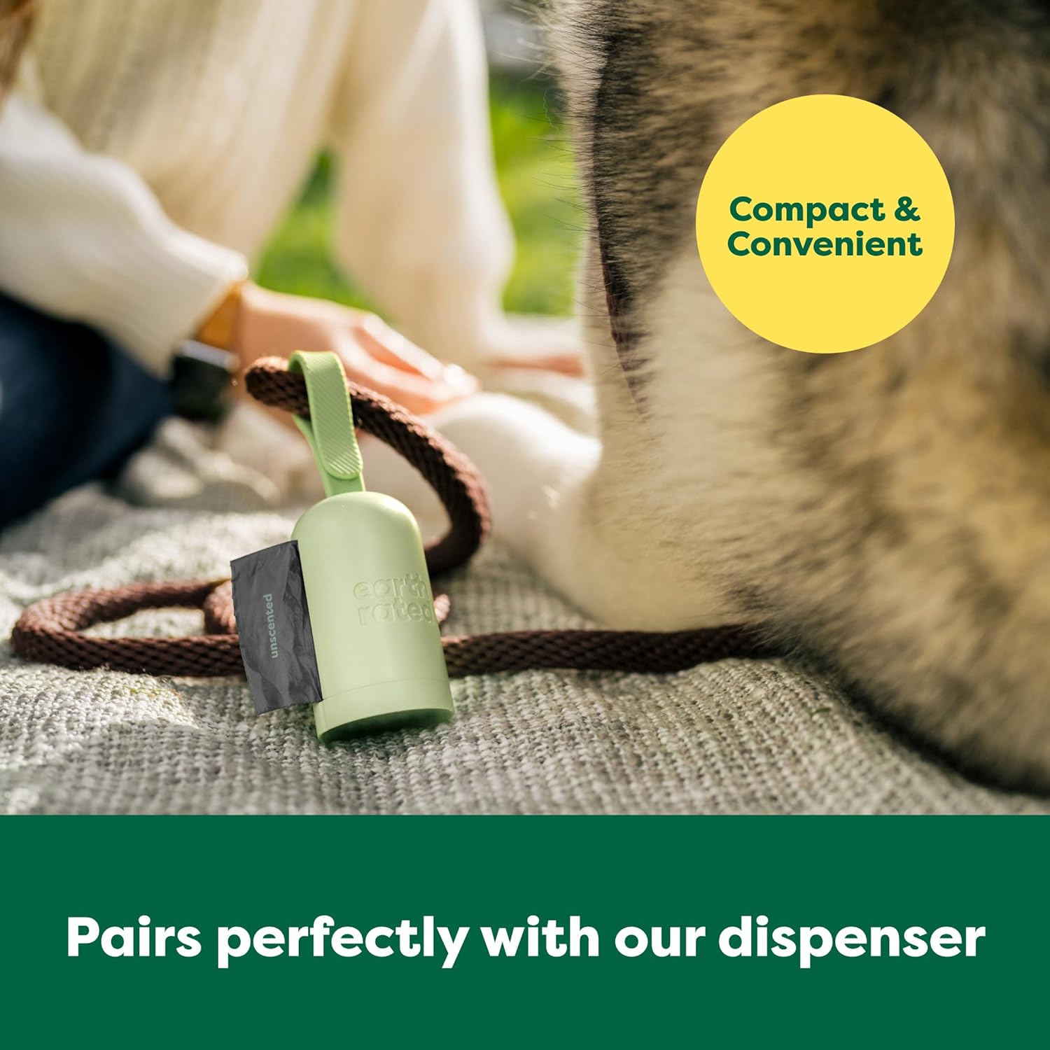 Odor-Blocking Poop Bags for Dogs with 3X Protect, Guaranteed to Block Smells & Leak-Proof Performance, Conceals Smell & Mess, Unscented, 108 Bags